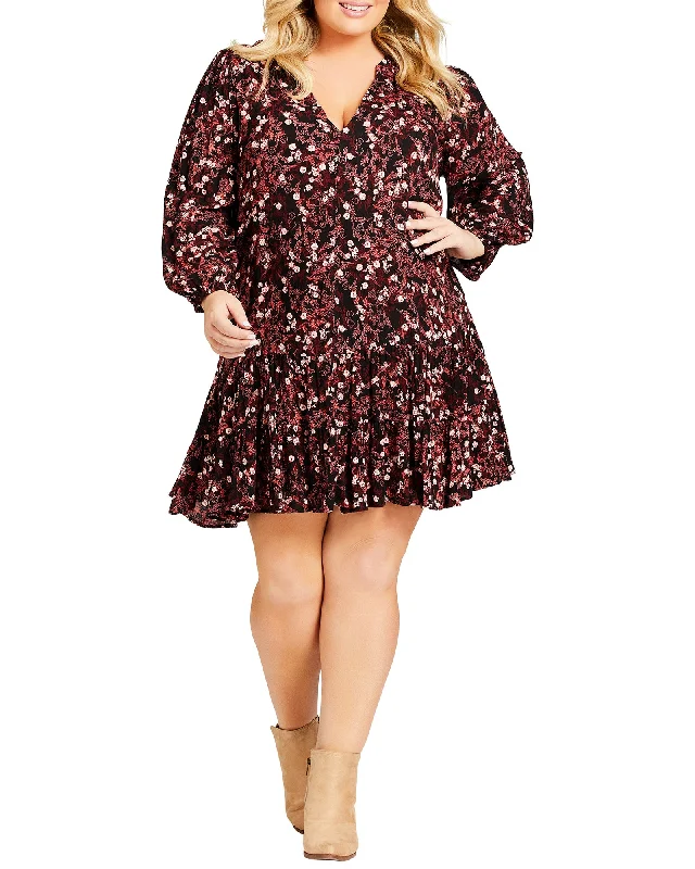 Price Meltdown Jolie Dress | Black / Red