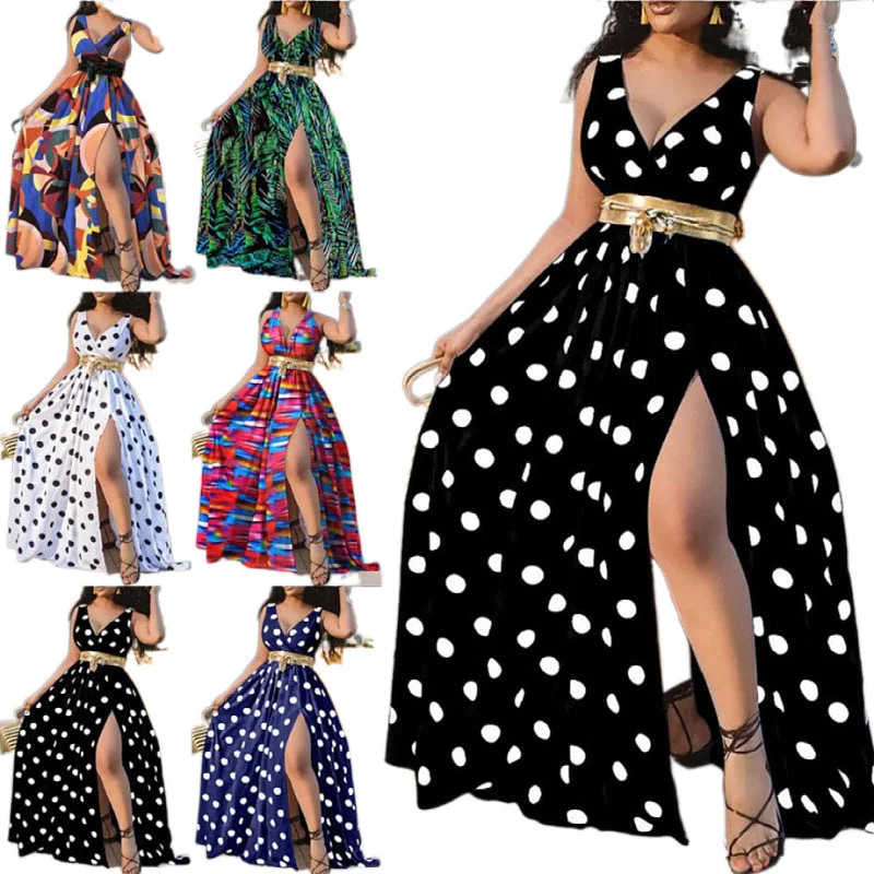 Price Drop Alert Effortless Commuting with a Seductive High Slit Chic Floral Maxi Dress Price Drop Alert Effortless Commuting with a Seductive High Slit Chic Floral Maxi Dress
