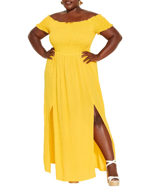 Don’t Miss Out Summer Passion Maxi Dress | Yellow
