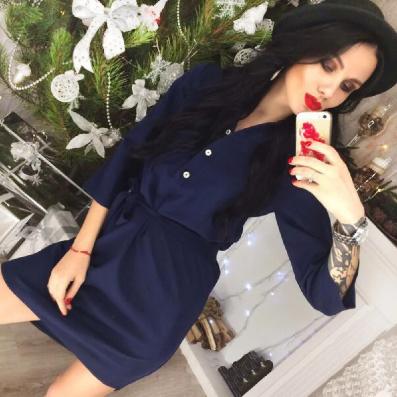 Quick Sale Women's Office Shirt Dress