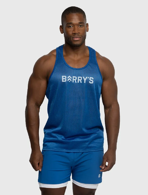 Price Slash BARRY'S COBALT RELAY MESH TANK