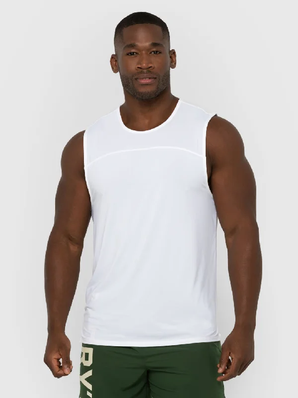 Deal of the Day BARRY'S WHITE PERFORMANCE MUSCLE TANK