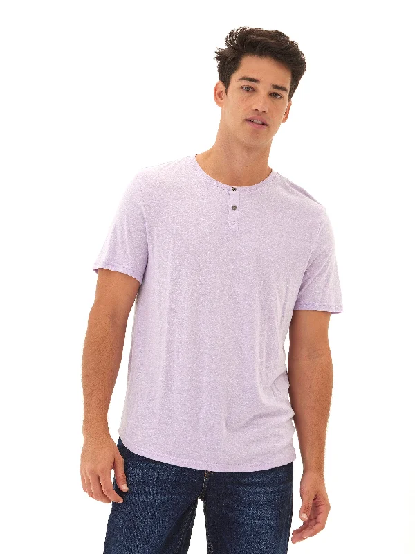Unmissable Offer Baseline Short Sleeve Triblend Henley