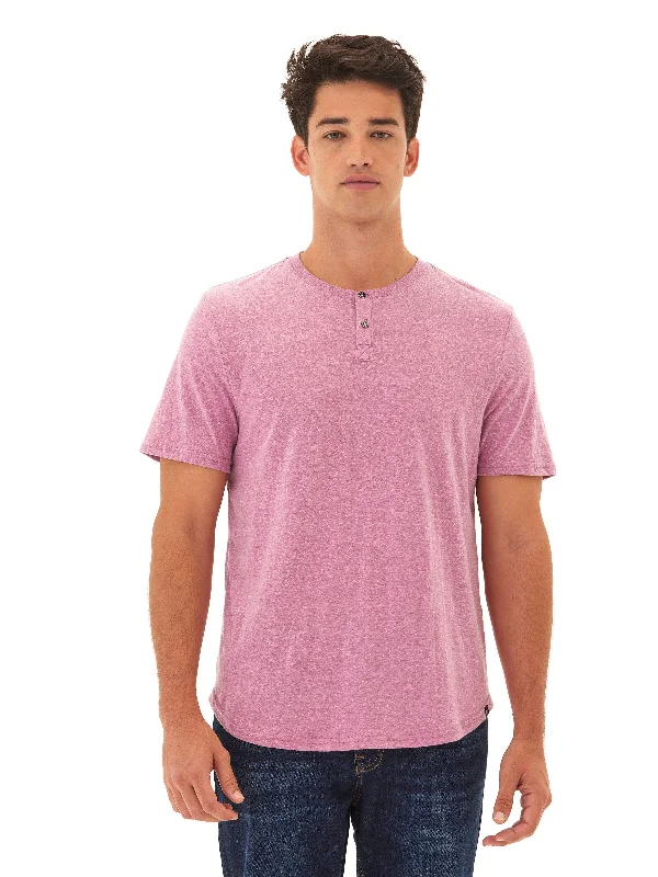 Midnight Madness Baseline Short Sleeve Triblend Henley