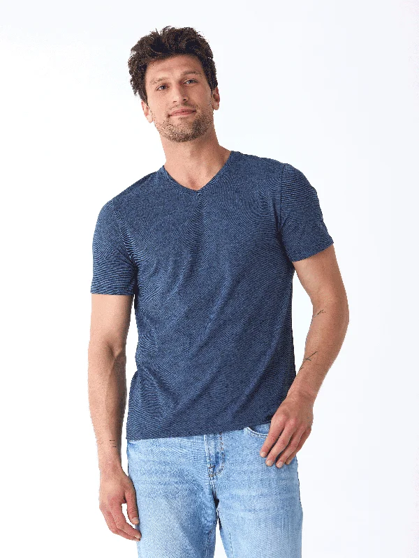 Discount Extravaganza Black Fleck Triblend V-Neck Tee
