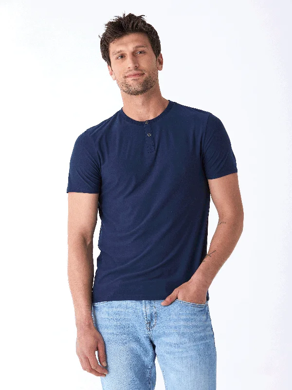 Final Clearance Frederick Luxe Jersey 2 Button Henley
