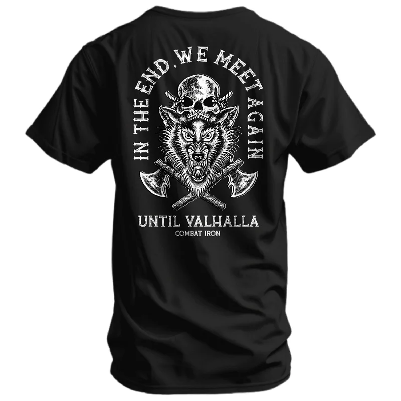 Markdown Madness In the End, we meet Again | Unit Valhalla Men's T-Shirt