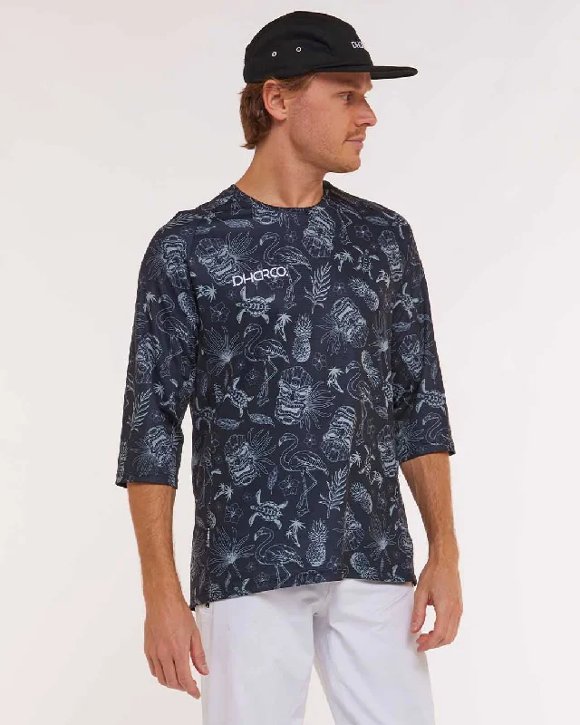 TIME-Limited Offer Mens 3/4 Sleeve Jersey | Dark Fraser
