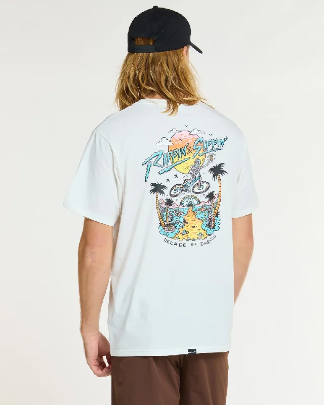 Daily Deals Mens Cotton Tee | Decade of DHaRCO White