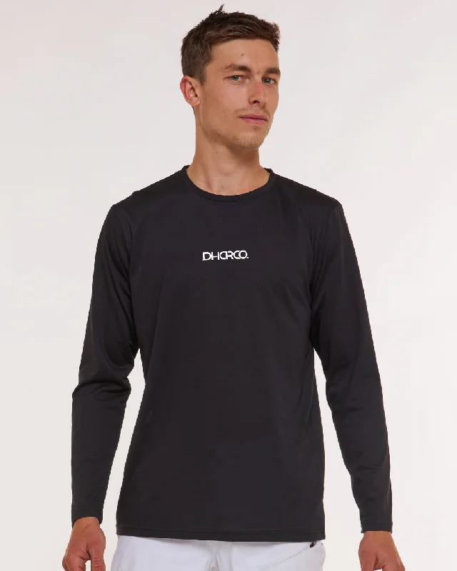 Price Reduction Mens Long Sleeve Tech Tee | Stealth