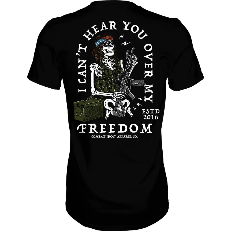 Bonus Savings I Can't Hear You Over My Freedom AR Guitar Men's T-Shirt