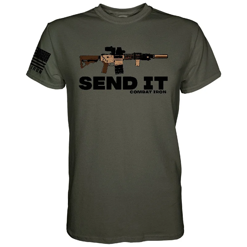 Special Price Send It Long Gun Men's T-Shirt