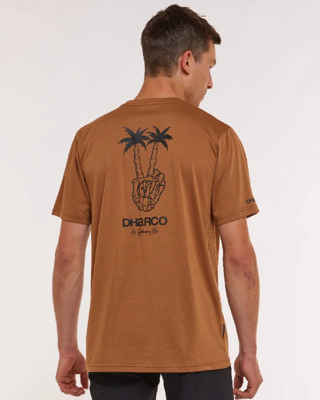 Great Deals Mens Short Sleeve Tech Tee | Caramel