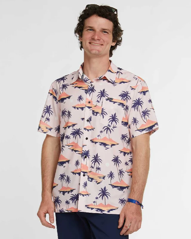Act Fast Mens Tech Party Shirt | Leroy