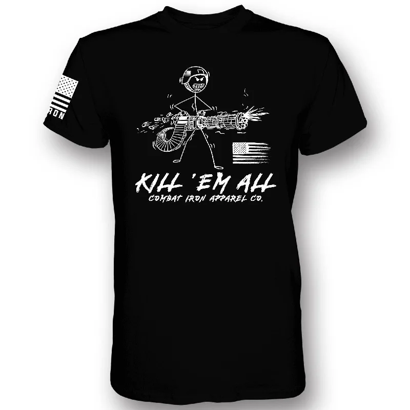 TIME-Limited Offer Kill Em' All Machine Gunner Men's T-Shirt