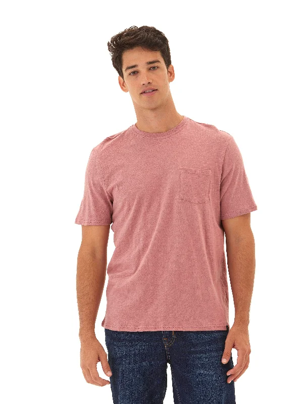 Reduced Prices Slub Jersey Crew Neck Pocket Tee