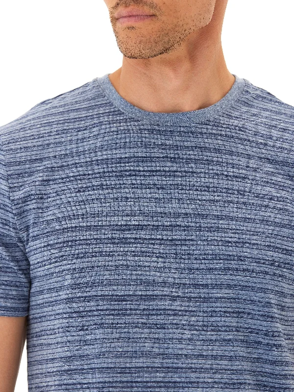 New Markdowns Stripe Triblend Jersey Crew Tee