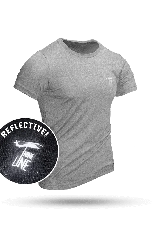 Stock Up and Save Reflective Dropline Logo - Athletic T-Shirt