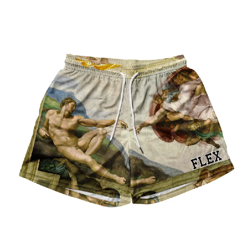 Sale Event Basic  Mesh Short - Creation Of Adam