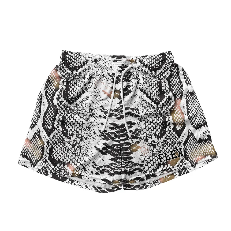 Super Bargain Basic Mesh Short - Snake Skin