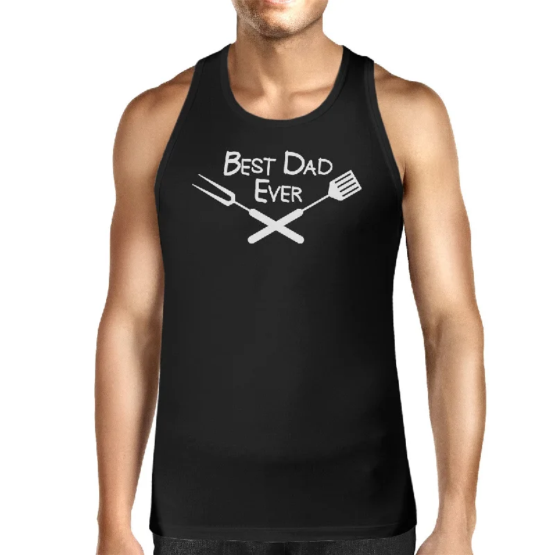 Savings Galore Best Bbq Dad Mens Black Sleeveless Tee Fathers Day Gift For Husband