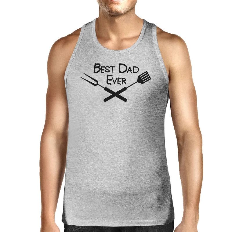 Price Rollback Best Bbq Dad Mens Grey Funny Design Graphic Tanks Unique Dad Gifts