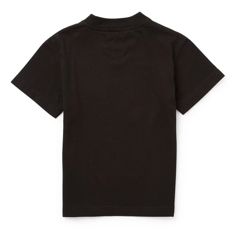 Steals and Deals Black Cotton Bear T-Shirt