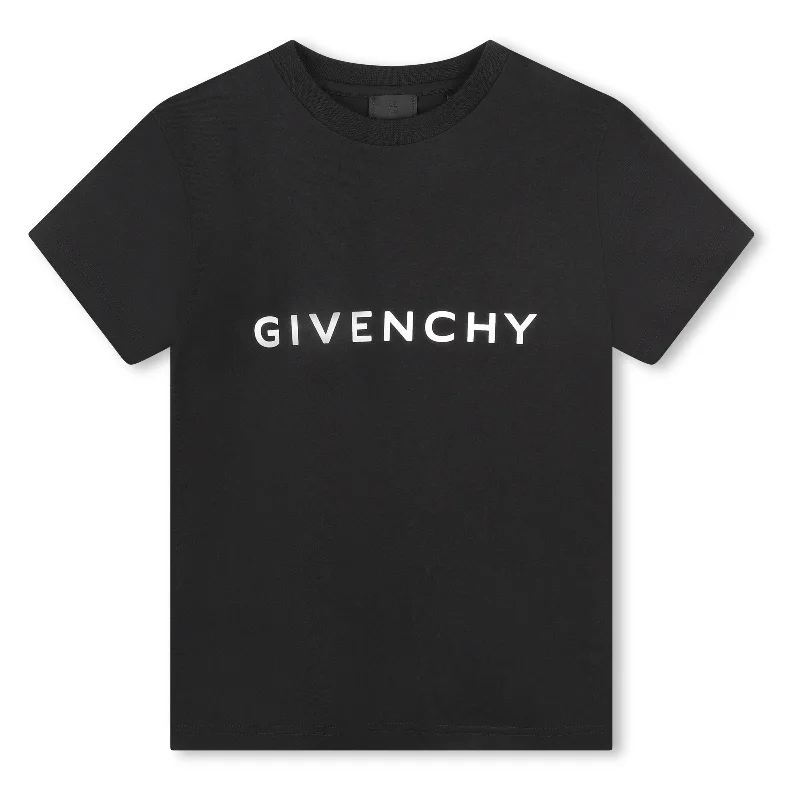 Stock Up and Save Black Logo Print Cotton T-Shirt