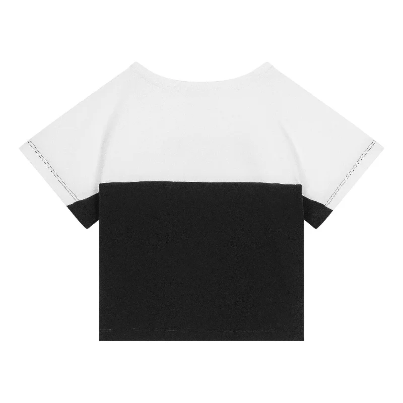 Year-End Clearance Black & White Logo T-Shirt