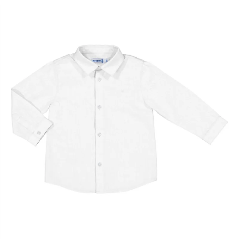 Markdowns Boys' Dress Shirt In White