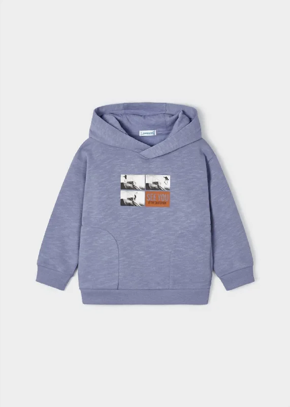 Price Reduction Boy's See You At The Skatepark Hoodie In Blue