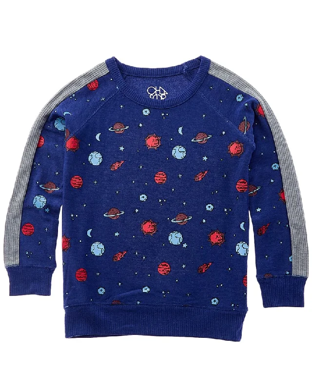 Exclusive Deal Chaser Rib Panel Raglan Pullover