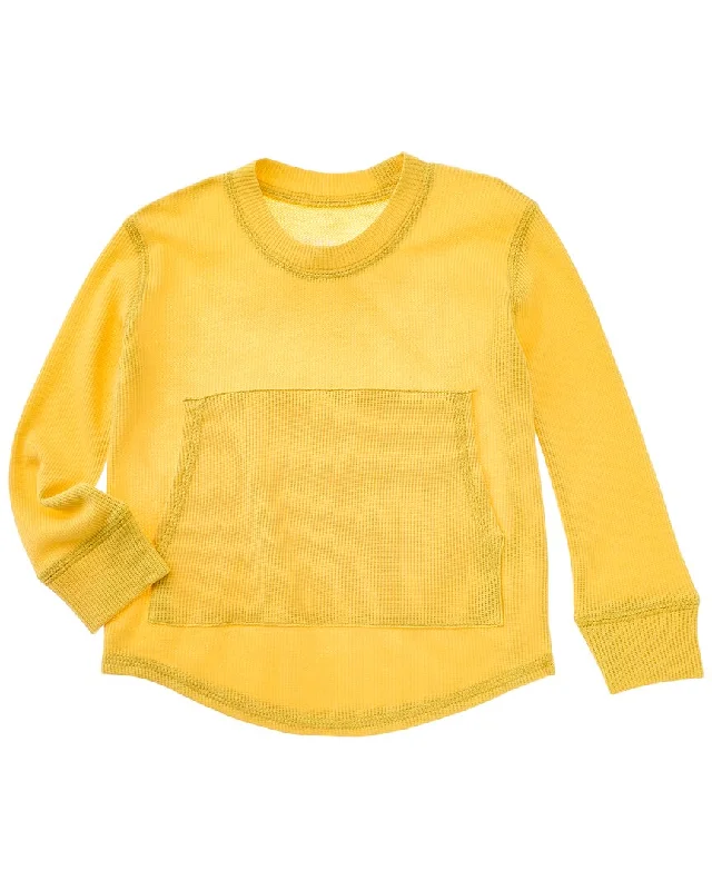 Instant Savings Chaser Thermal Long Sleeve Crew Neck Shirttail Tee
