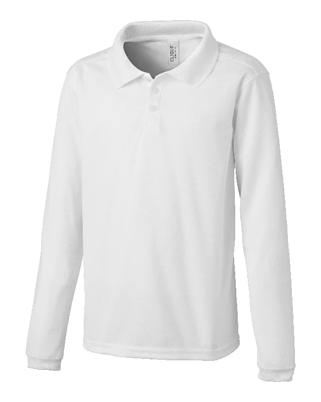 Price Cut Clique L/S Spin Youth Polo