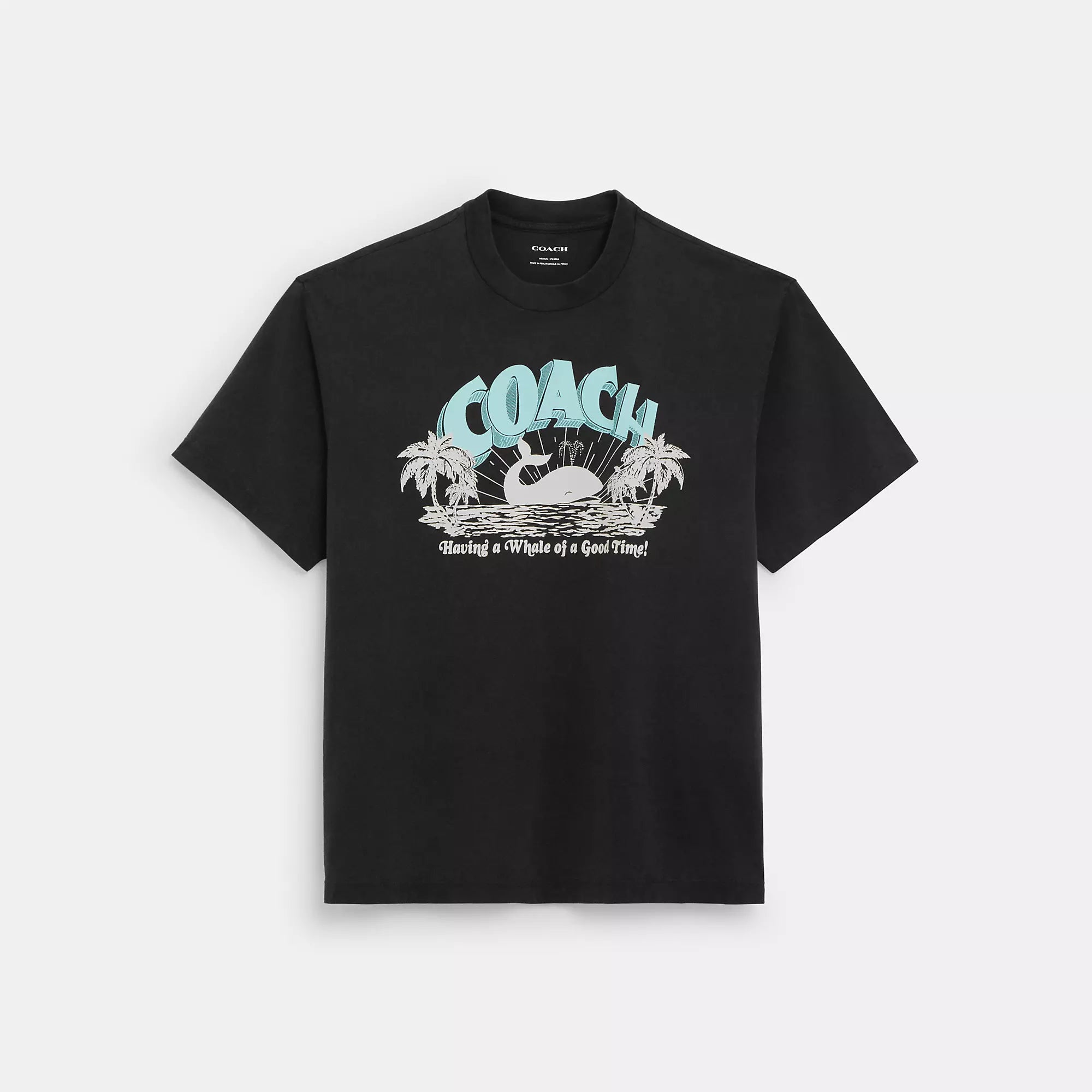 YEAR-End Clearance Coach Outlet Whale T Shirt In Organic Cotton