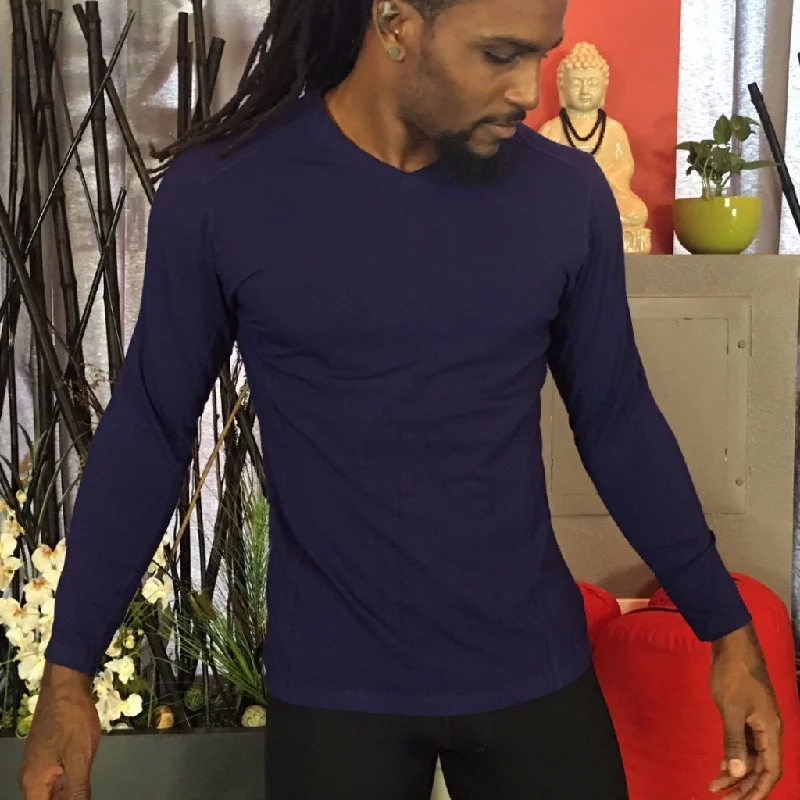 Buy More, Save More Garment Dyed Orphic V Long Sleeve in Phantom