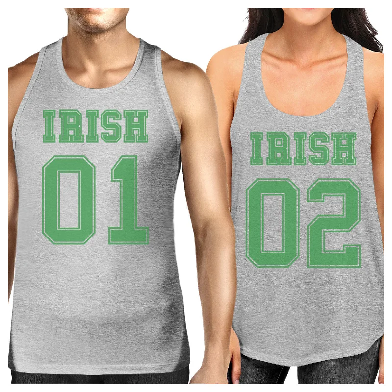 Discount Deals Irish 01 Irish 02 Funny Matching Tank Top For Couples Irish Couples