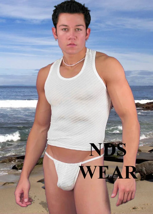 Weekend Deal Jacquard Men's Tank Top - BLOWOUT SALE!