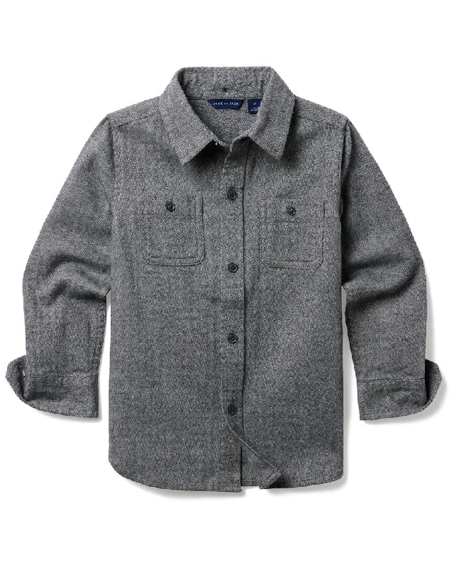 Price Drop Janie and Jack Herringbone Shirt