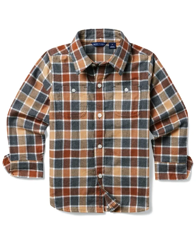 Act Now Janie and Jack Tartan Flannel Shirt