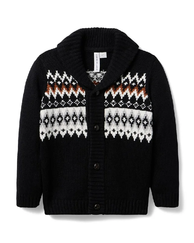 Discount Mania Janie and Jack The Festive Fairisle Cardigan