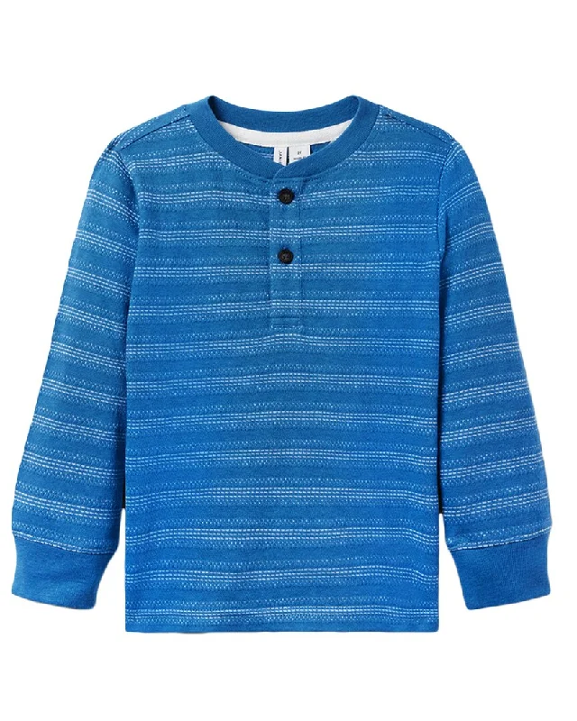 Can't Miss Janie and Jack The Striped Jacquard Henley T-Shirt