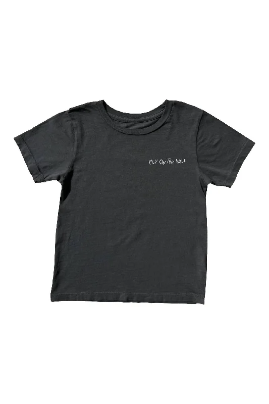 Sale Event Kid's Acdc Organic Tee In Vintage Black