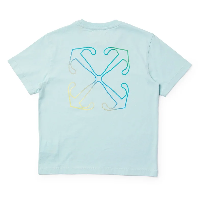 Overstock Light Blue Logo T-Shirt