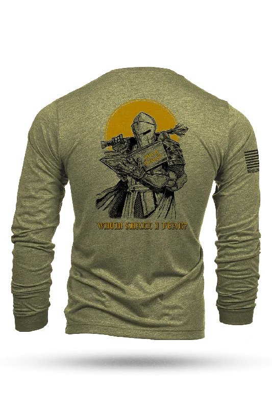 Weekend Deal Whom Shall (Psalm 27:1) - Long-Sleeve Shirt