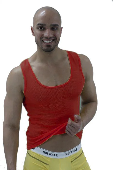 Today’s Deal Mens Cotton Mesh Fitted Tank Top by NDS Wear - BLOWOUT SALE!
