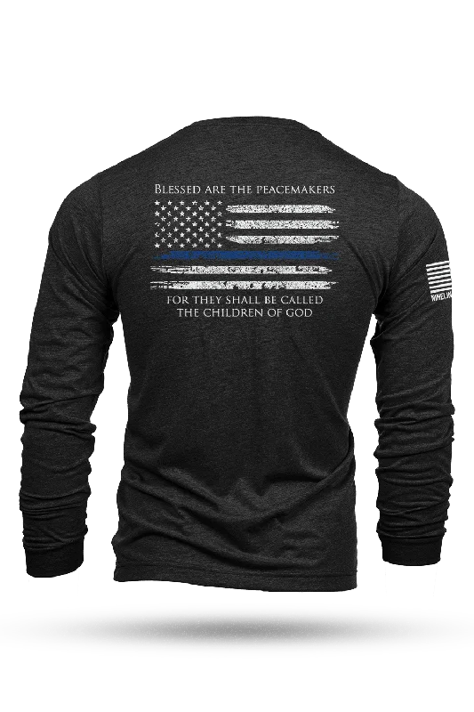 Stock Clearance Thin Blue Line - Long-Sleeve T-Shirt