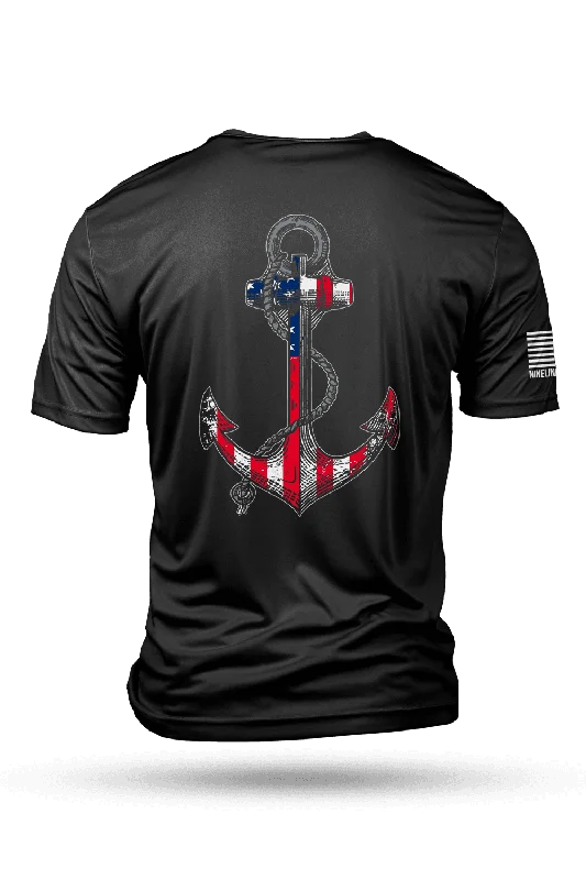 Price Fest Anchor Flag - Moisture Wicking T-Shirt