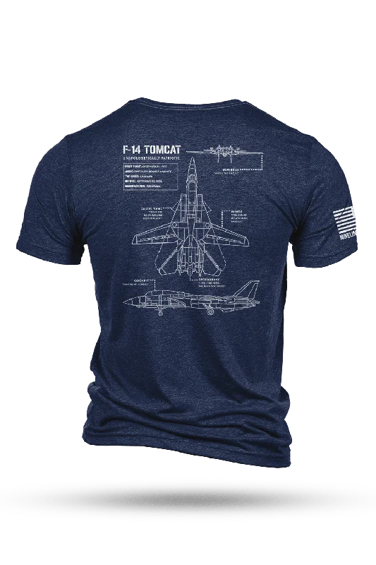 Lowest Price F-14 Tomcat Schematic - T-Shirt
