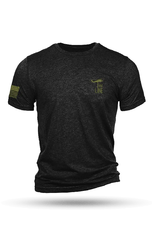 Deep Discounts Green Dropline Logo - T-Shirt